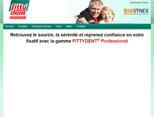 Tablet Screenshot of fittydent.fr